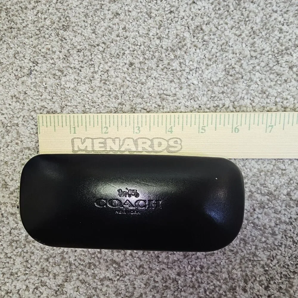 COACH New York Gloss‎ Black Sunglasses Clamshell HARD CASE ONLY - Large
